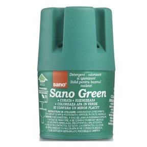 Засіб для унітазу Sano Green для миття та дезінфекції, 150 г